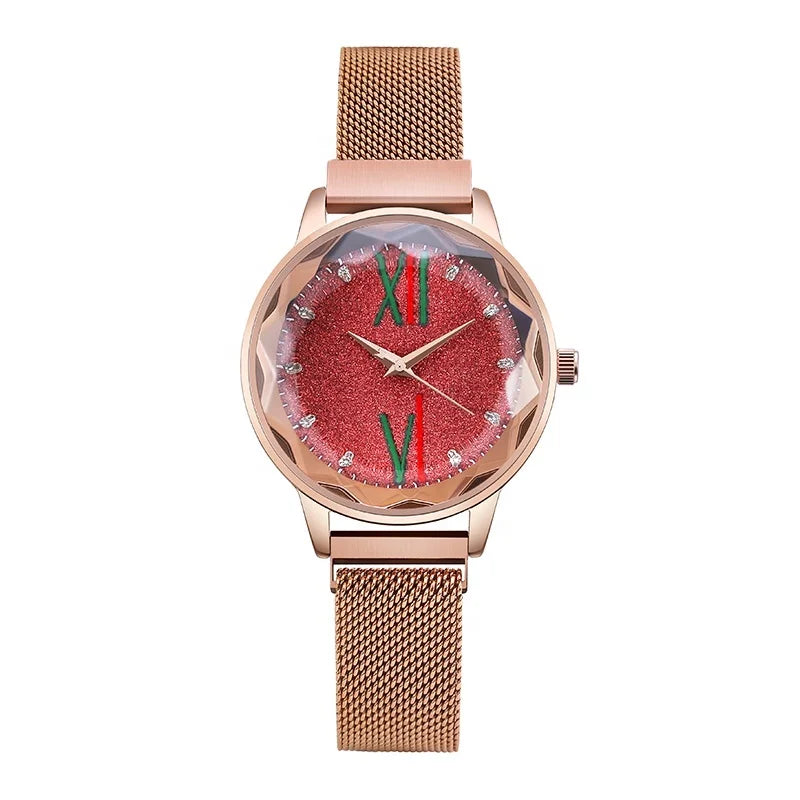 Luxury Not Fade Women Watches Magnetic Strap Starry Sky Female Clock Quartz Wristwatch Fashion Ladies Wrist Watch Women's