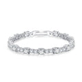 Chinese CZ Zircon Rhodium Trendy ODM Cubic Zirconia Unisex Classic Women Tennis Chain Bracelet