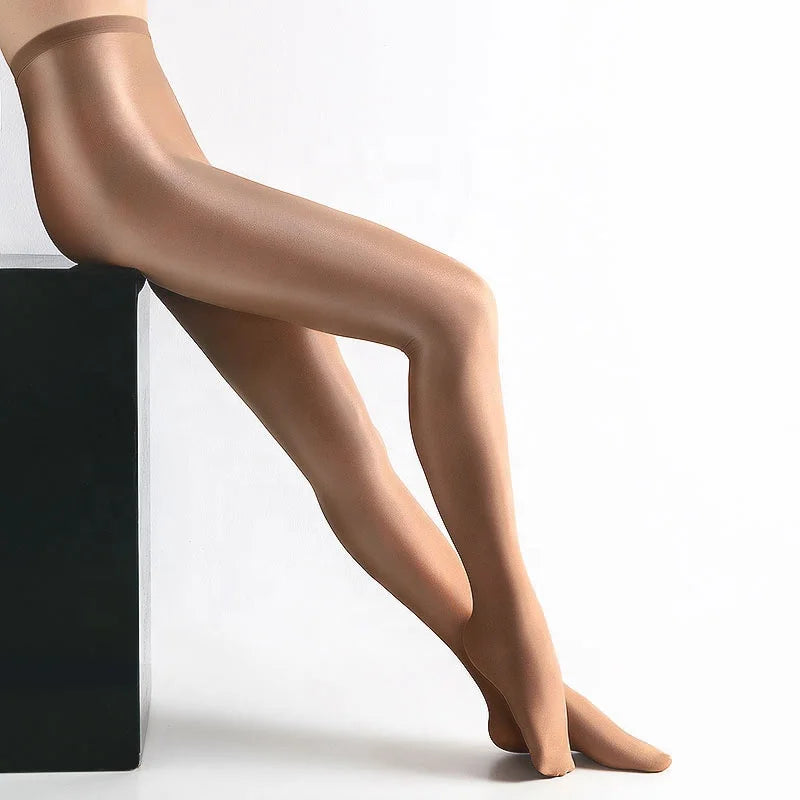 Popular Fashion Carnival Women's 70D Reflective Dance Stockings Sexy Oil Silk Skin Tone Stockings Shiny Pantyhose /tights