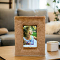 New 4x6-Inch Wood Photo Frame with Plush Rabbit and Rainbow Table Velvet Picture Frame for Home or Hotel Decoration Hot Sale