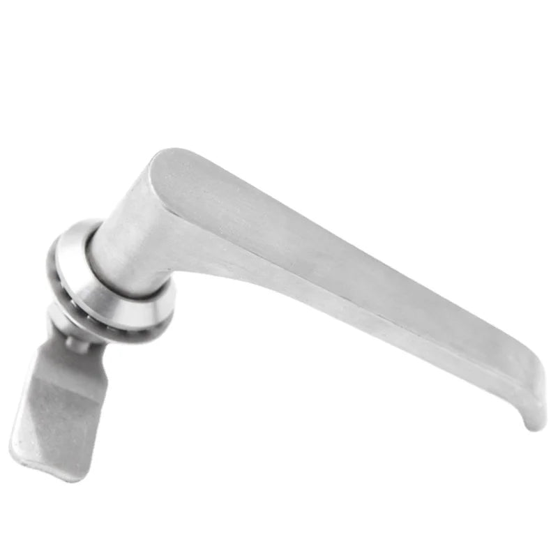 Cabinet Hardware Stainless Steel Quarter Turns Metal Lever Door Handle Mechanical Lock for Electric Panels Machine Doors