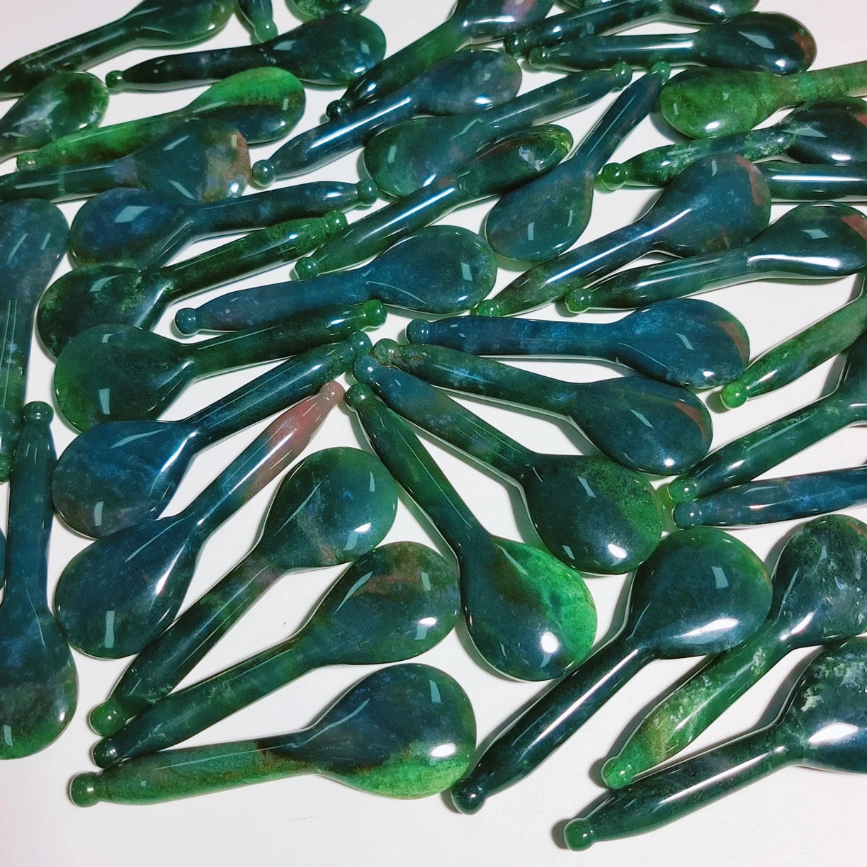 Huiying Wholesale Hot Selling New Gua Sha Board Body Massager Stone Indian Agate Spoon Guasha