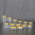 Wholesale 80ml PET Plastic Aluminum Cream Jars with Lid Low MOQ for Skin Care Serum Face Mask Lotion Shampoo Wig Storage