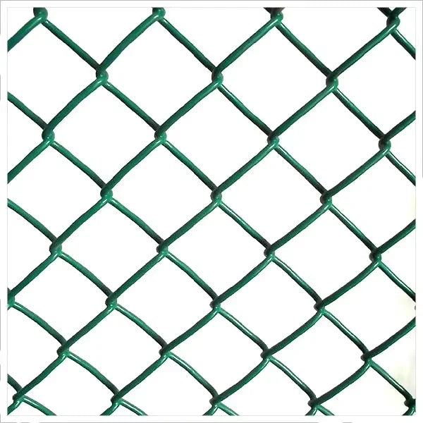Malla Simple Torsion Galvanized PVC Coated Chain Link Fence Diamond Cyclone Wire Fence for House Usage with 3D Modelling Service