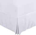 Bedding Queen Bed Skirt Soft Quadruple Pleated Ruffle Hotel Quality  Shrinkage and Fade Resistant