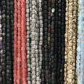 Natural Barrel Gemstone Beads Tumble Nuggets Jasper Beads Tumbled Rounded Rectangle Stone Beads for DIY Jewelry Making 8-14mm