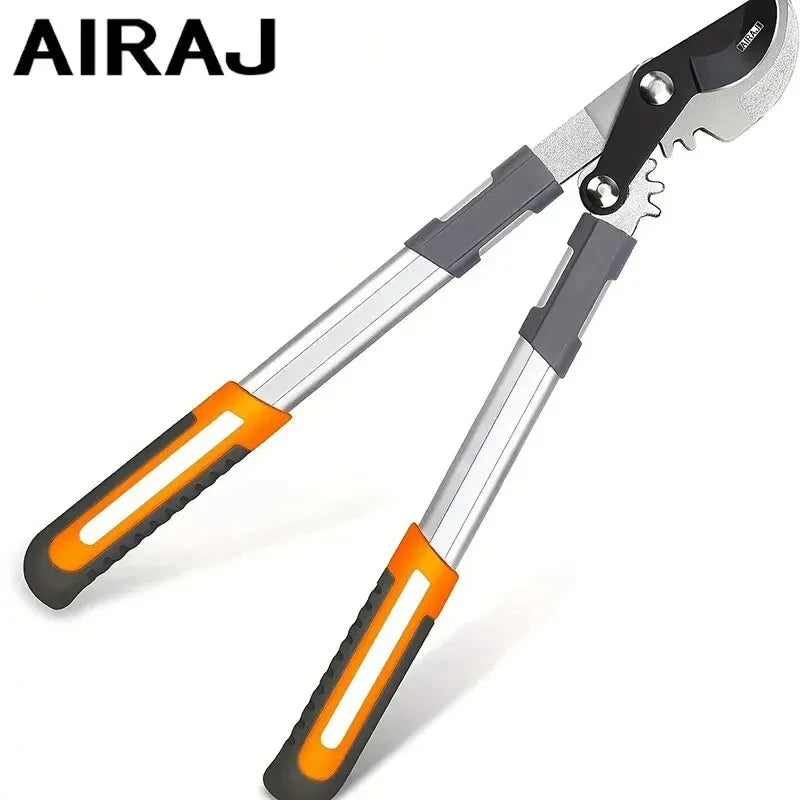 AIRAJ Industrial Customizable OEM Loppers Lopping Shears Lightweight Garden Tools with SK5 Blade 45CM CE Certified Rubber Handle