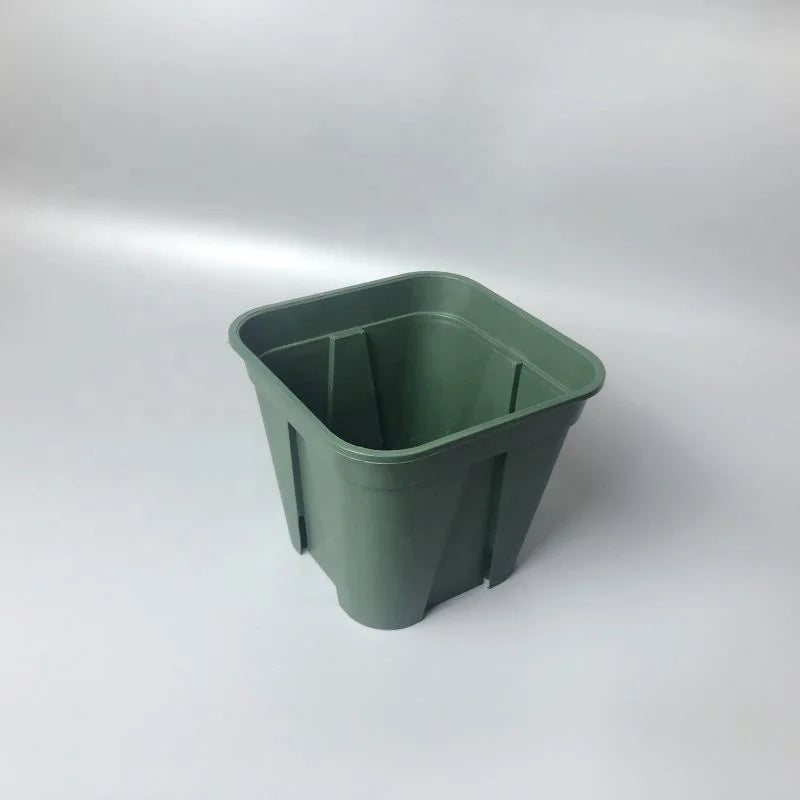 7 Inches 18*18*15.4cm square Gallon Pot Factory Directly Hot Sale Plastic Nursery Pot