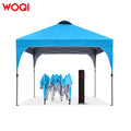 WOQI Lightweight Outdoor Advertising Popup Canopy 3x3 Trade Exhibition Tent with Custom Logo Oxford Cover and Stable Base
