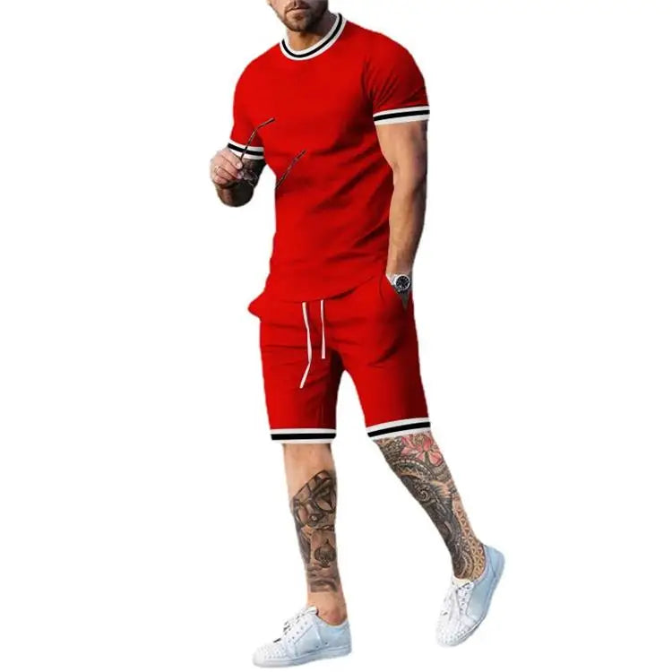 Yali Short Sets for Men Sport short Sleeve Shirt and Short Settee Shirt and Short Sets for Men