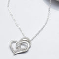 Factory Direct Sale Valentines Day Gift Silver Necklace for Women Sterling Silver Heart Pendant 925 Jewelry