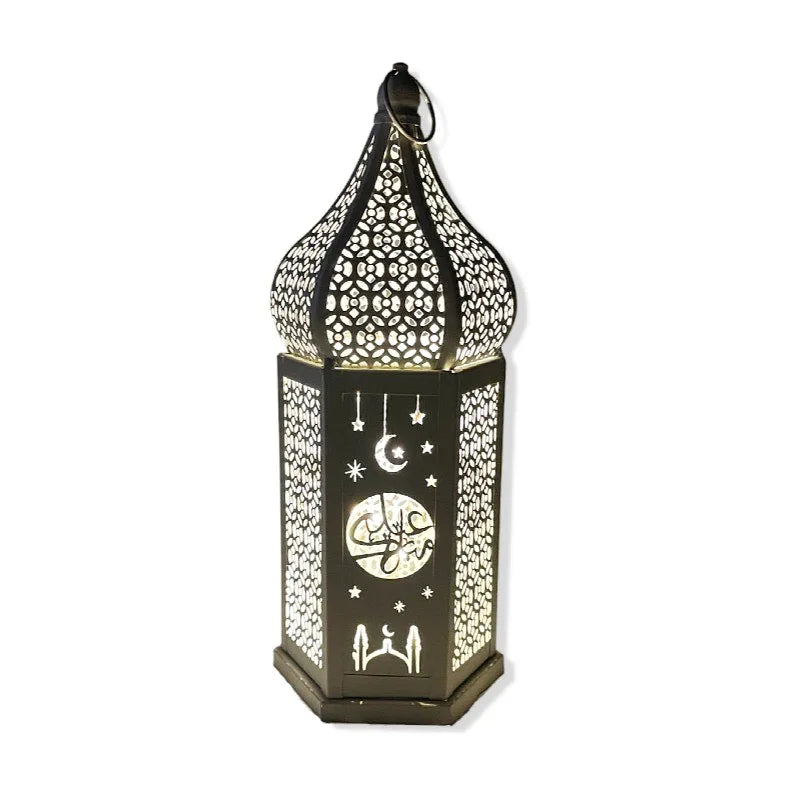 Wholesale  Iron Wind Lanterns LED Star Lanterns Decorative Crafts for Home Furnishings Desktop  Display