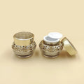 Luxury 50g 100ml Gold Acrylic Face Cream Jar Cosmetic Face Cream Jar Skin Care Cream Jar