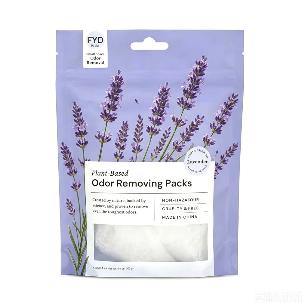 Long Lasting Lavender Fresh Odor Eliminator  Odor Absorbers Odor Eliminating Deodorizing Packs OEM Air Freshener Scented Refill