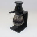 Wholesale Vegan Acrylic Handle Synthetic Bristle Knots Men Grooming Barber Accessories Tool Beard Brushes Travel Shaving Brush