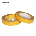 2- High Temperature Heat Resistant No Residual Adhesive Thin Clear Polyester Film Yellow Release Liner Double Sided PET Tape