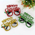 Christmas Decorations for Home Decor New Year Glasses Gifts for Children Santa Claus Deer Snowman Christmas Ornaments