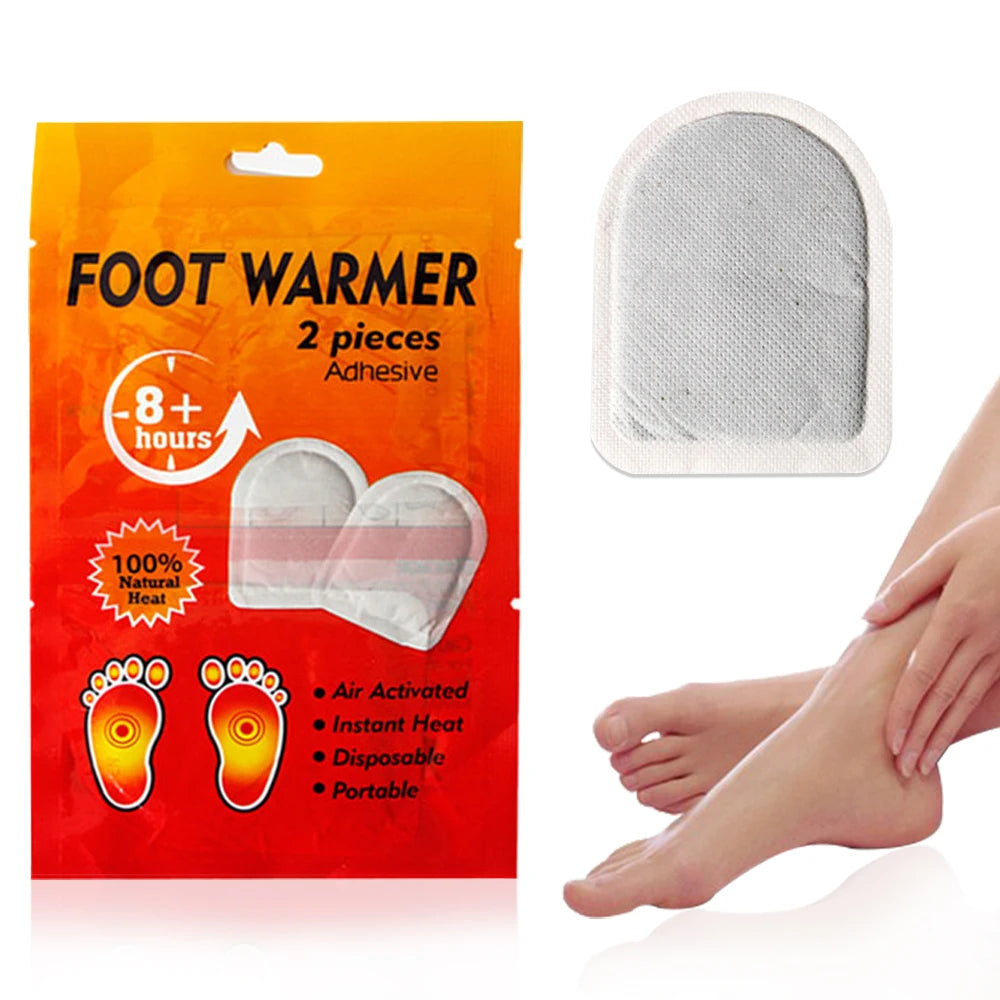 Snowboarding Hiking Self-heating Foot Warmer Patches Foot Warmer Sticky Pads for Winter