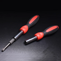 Multi-Purpose DIY Nut Driver 1/4'' (6.35mm) Hex Socket Interchangeable Screwdriver Extension Tool Plain Plastic Steel Handle OEM