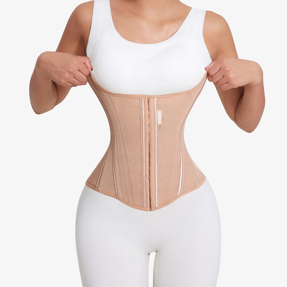 Body Women Trimmer Double Cincher Corset Belt Wrap Girdle Shaperwear Tummy Control  Waist Trainer Shaper