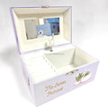 Swan Design Rotating Wedding Decoration Storage Hand Painted Jewelry Paper Music Box