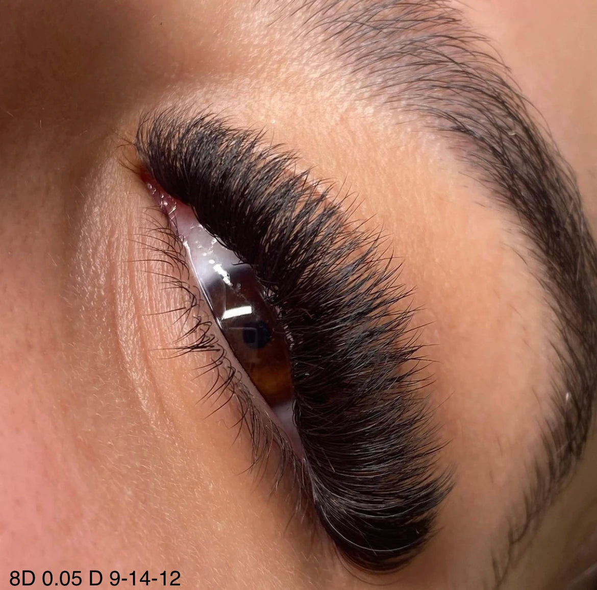 144 Fans Handmade Faux Mink Eyelash Extensions 5D 6D 7D 8D Natural Soft C D Curl Premade Lash Fans 0.05MM Lashes