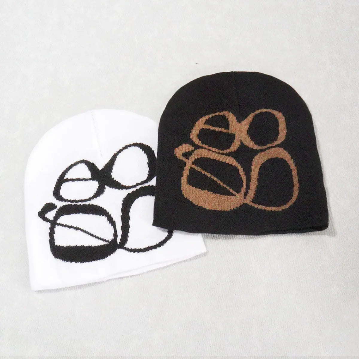 Wholesale Best-selling Custom Knitted Men's and Women's Eyewear Patterns Winter Designer Brimless Hats Popular and Versatile