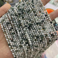 Natural Faceted Stone Beads Tree Agate 2mm 3mm 4mm Necklace Jewelry Making Crystal Beads for Jewelry Making