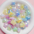 Cute Bright Colors Acrylic Beads 20mm Hot Sale Star Shape Acrylic Beads for Jewelry Making