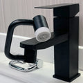 1080 Swivel Robotic Arm Faucet Sprayer Aerator Brass Black Water Saving Faucet Extender Hot Cold Kitchen Basin Faucet Aerator