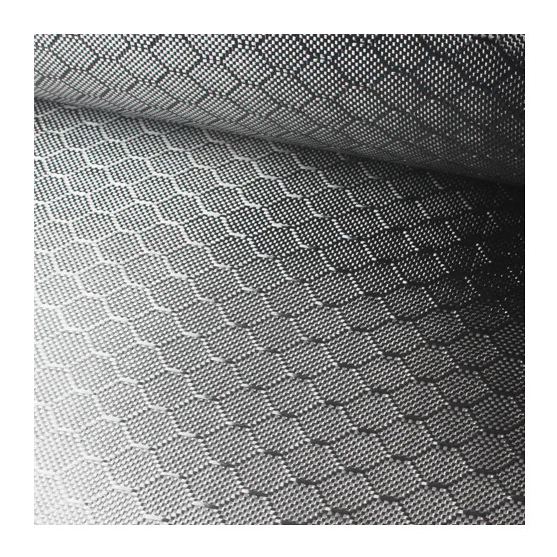 High Strength Hexagonal 3K 240gsm Honeycomb Carbon Fiber Fabric