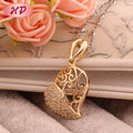 OEM ODM Guangzhou Supplier Various Styles Love Heart Jewelry Lucky CZ Heart Pendant Necklace for Women