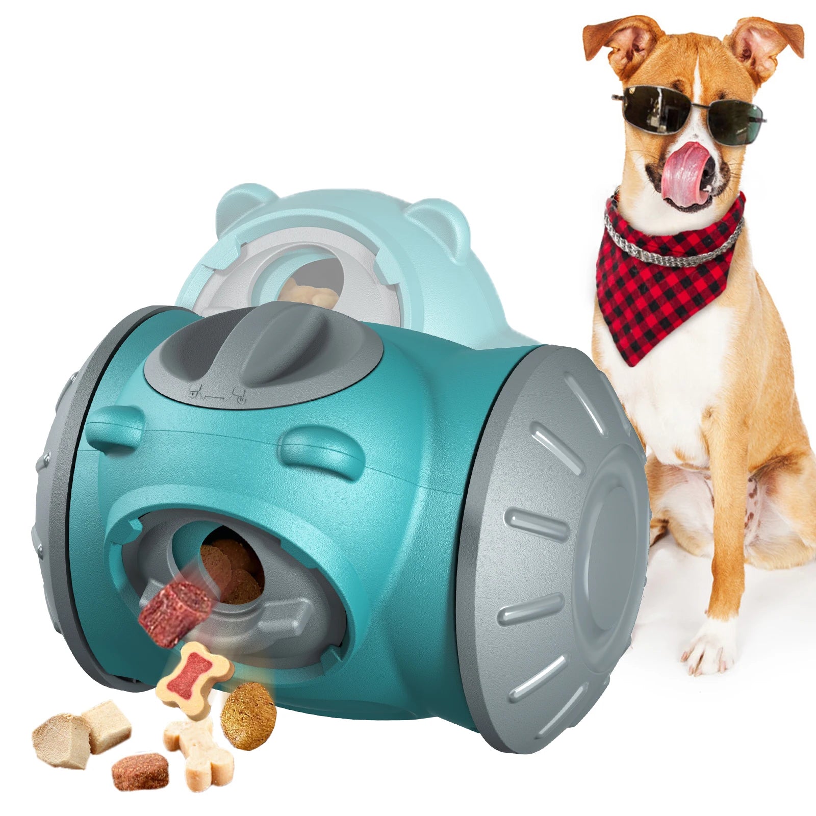 Interactive Smart Food Dispenser Dog Puzzle Toy Novel Eco-Friendly Pet Product for Puppies Adults Classic Fashion Leakage-Free
