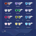 925 Sterling Silver 12 Birthstone Heart Stud Earrings for Women CZ Zircon Fashion Fine Jewelry Party Gift BSC736
