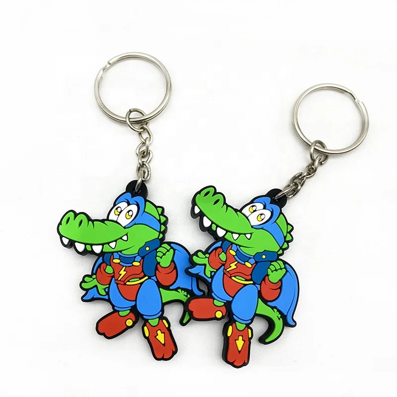 China Factory Keychain PVC Free Digital Custom Logo Soft PVC Rubber Keychain Wholesale Rubber Keychain MegaBDM