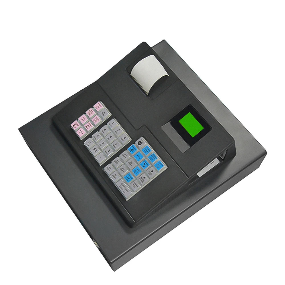 Black US Plug Professional Pos Terminal Market Restaurant Pos Cash Register With Pos Software ECR600