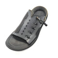 Personalized Design Hand Made Leather Waterproof Platform Outdoor Winter Mens Slipper Sandals