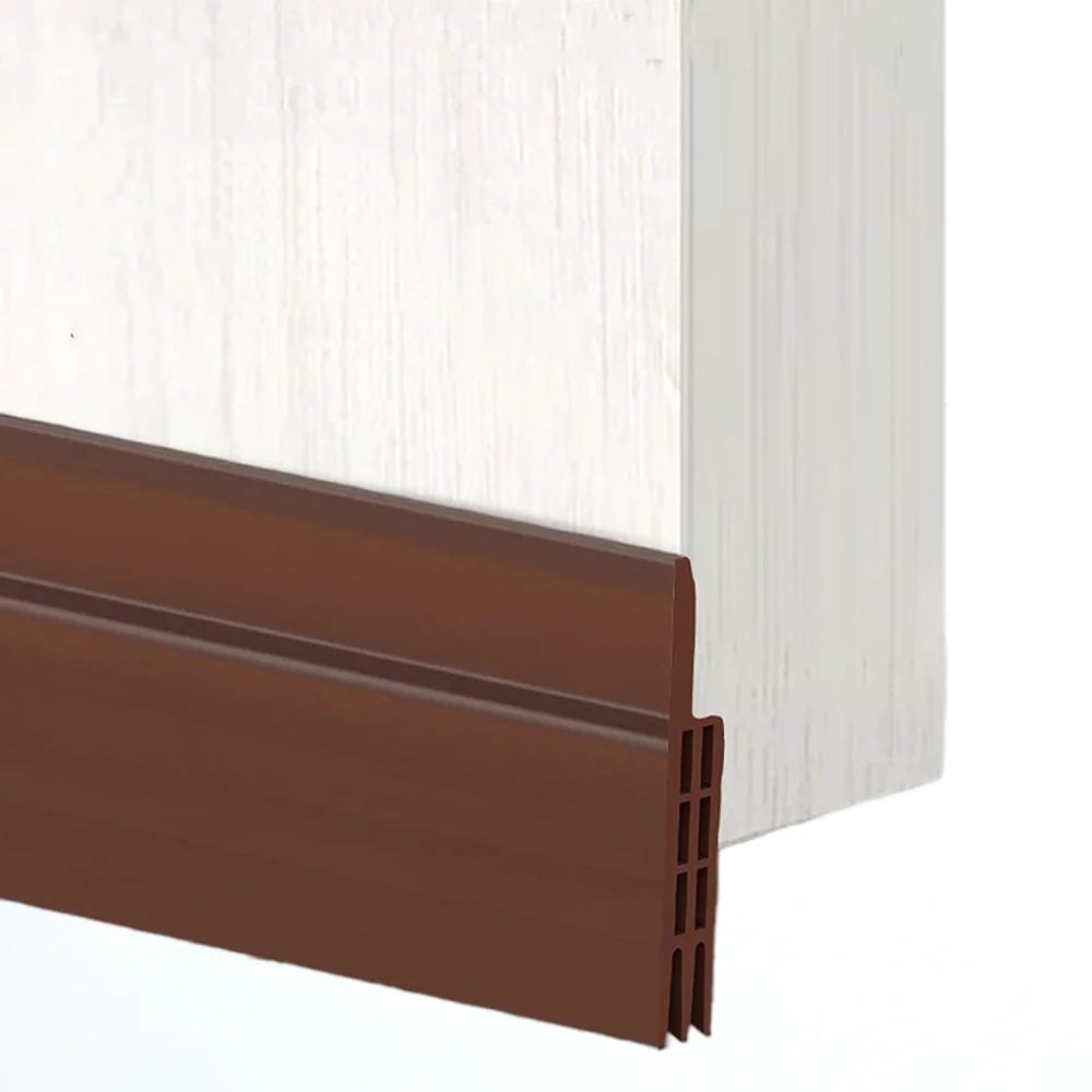 Wooden Door Gap Stick Tape Silicone Bottom Door Seal Rubber Gasket Seal Strip