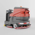 GAOGE F1100 Dual Brush Manual Ride-On Floor Sweeper Scrubber 9450M2/h Efficiency 1280mm Cleaning Width for Commercial Hard Floor