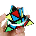 Sengso Hot Selling Toys 3x3x3 Pyramid Black Bottom Magic Cube for Children Education Puzzle