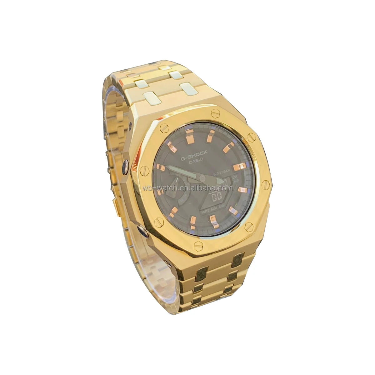 Oem Custom 316L Sandblast Mod Kit Watch Bands Strap Stainless Steel Watch Case New Style for Oak G Shock Ga2100