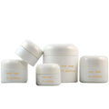 100g 60g 50g 30g 20g 15g Opal White Blue Amber Porcelain White Glass Cream Jar