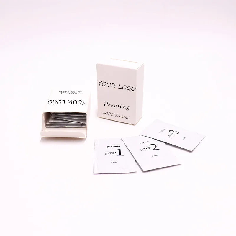 Eyelash Setting Lotion Keratin Lash Lift Sachets Private Label Lash Perm Sachets Eye Lashes Lift Curler