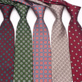 High Quality Various Styles of Business Necktie Color Woven Casual Polyester Tie Accessories for Men Parties