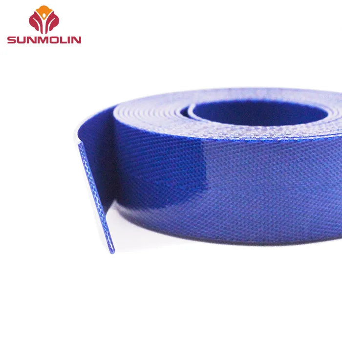 Blue Glossy Custom Color Eco-Friendly TPU Coated Polyester Webbing Strap 1mm Waterproof 19.5mm Width