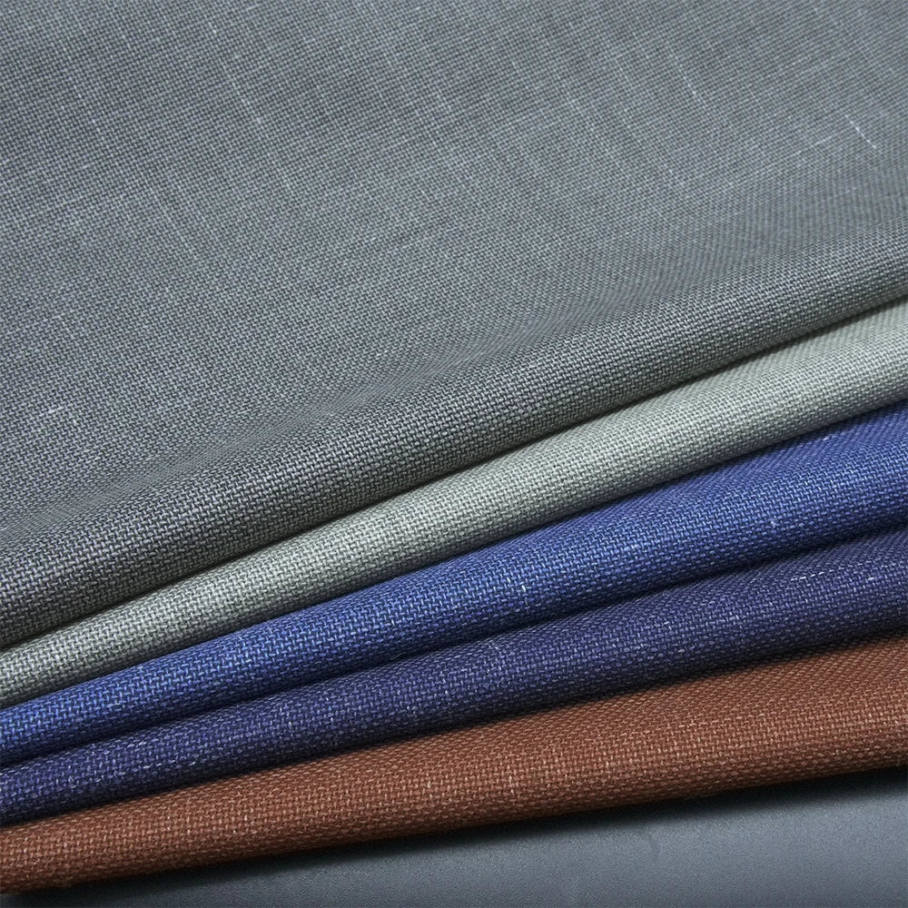 New Fashion STOCK Worsted Merino Wool Fabric Italian Suiting Fabric Blend 91% Wool Fabric for Men Suits