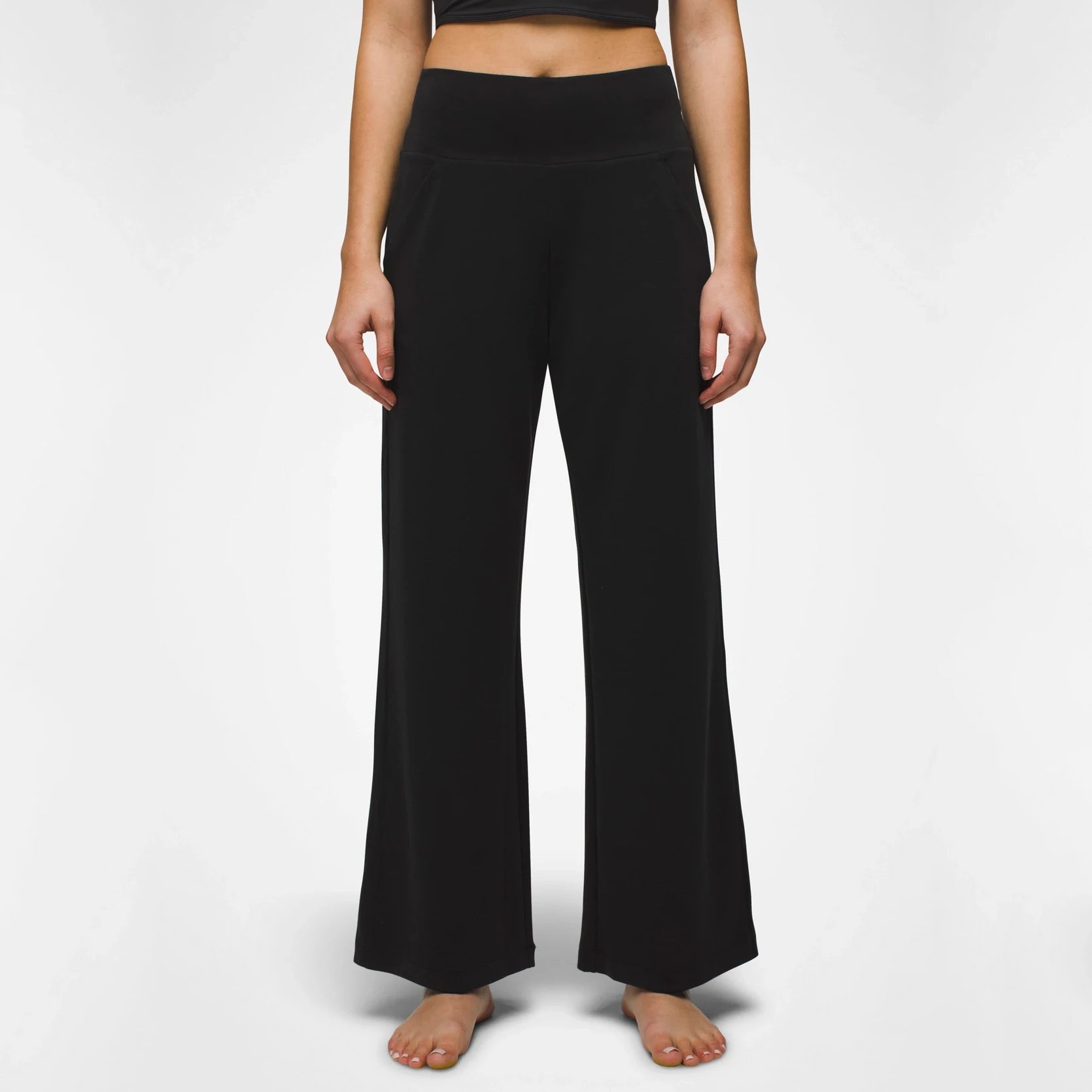 New Arrival Women's High Waist Wide Leg Pants Elastic Waist Soft Summer Quick Dry Sporty