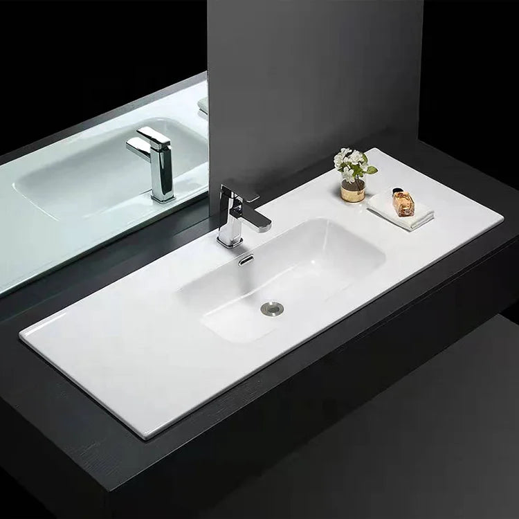 MEIYANI Manufacturer Ceramic Thin Edge Basin Bathroom Cabinet Modern Vanity Basin