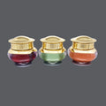 15g Ready to Ship Gold Cap Luxury Round Empty Plastic White Jar Bottle for Skin Care Cream Skincare Set