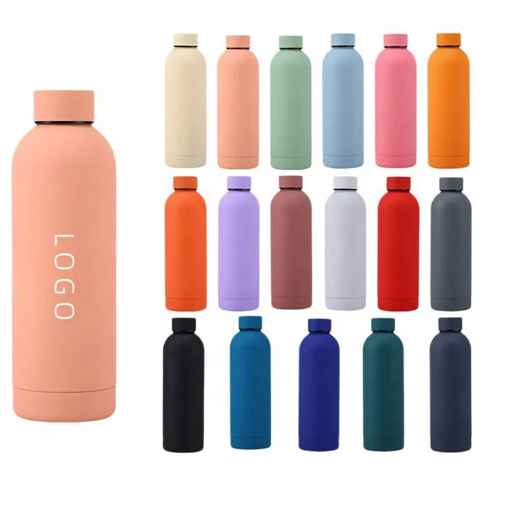 Eco-Friendly Custom Double Wall Insulated Drink Bottle Vacuum Flask Stainless Steel Thermal Water Bottle